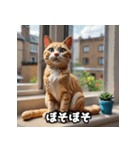 ふんわり粘土風のちゃとら猫スタンプ♪（個別スタンプ：33）
