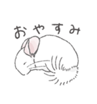 ちょいデフォチンチラ(ホワイト)（個別スタンプ：18）