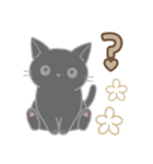 毎日使える☆シンプル黒猫さん（個別スタンプ：31）
