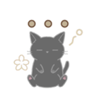 毎日使える☆シンプル黒猫さん（個別スタンプ：32）