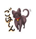 ねこらしい猫シャリス（個別スタンプ：4）