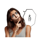 ダルめの返信専用2(女)（個別スタンプ：14）