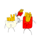 ポテトフライ三兄弟（個別スタンプ：14）