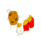 ポテトフライ三兄弟（個別スタンプ：16）