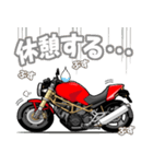 真紅のスパルタンバイク（個別スタンプ：9）