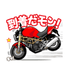 真紅のスパルタンバイク（個別スタンプ：12）