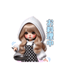毎日使える白パーカーギャル♡2（個別スタンプ：28）