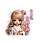 毎日使える白パーカーギャル♡2（個別スタンプ：36）