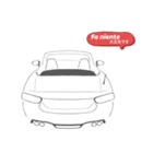 イタリアーノ・つぶやきオープンカー（個別スタンプ：16）