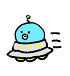 タコ似のうちゅうじん君（個別スタンプ：4）