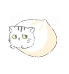 宴！食べられるジト目の虚無猫ちゃん日常編（個別スタンプ：6）