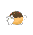 宴！食べられるジト目の虚無猫ちゃん日常編（個別スタンプ：24）