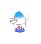 宴！食べられるジト目の虚無猫ちゃん日常編（個別スタンプ：33）