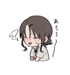 いつも眠そうな女子高校生2（個別スタンプ：2）