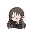 いつも眠そうな女子高校生2（個別スタンプ：4）