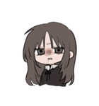 いつも眠そうな女子高校生2（個別スタンプ：7）