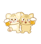 茶トラ猫のごはん（個別スタンプ：1）