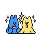カラフル動物たちの日常スタンプ（個別スタンプ：34）