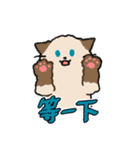 ずっと使える猫達のスタンプ★中国語③（個別スタンプ：20）