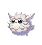 癒し雲 ポワポワ（個別スタンプ：3）