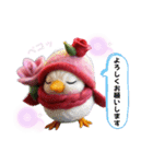 小鳥たちに癒される日常（個別スタンプ：5）