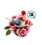 小鳥たちに癒される日常（個別スタンプ：33）
