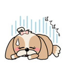 ピンクが好きなラブリーシーズーとお友達（個別スタンプ：13）