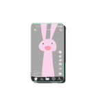 くまさんとうさぎさんのあたらしいすたんぷ（個別スタンプ：7）
