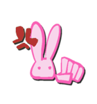 くまさんとうさぎさんのあたらしいすたんぷ（個別スタンプ：18）