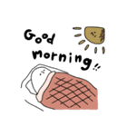 太っちょ人間の日常LINE（個別スタンプ：5）