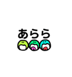 カラフルmarugao message 1（個別スタンプ：8）