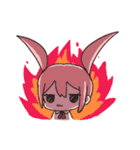 ほどよくふてぶてしい女子（個別スタンプ：8）