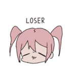 ほどよくふてぶてしい女子（個別スタンプ：20）