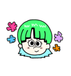 グリーン娘（個別スタンプ：1）