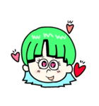 グリーン娘（個別スタンプ：3）