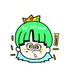 グリーン娘（個別スタンプ：4）