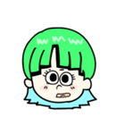 グリーン娘（個別スタンプ：11）