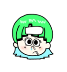 グリーン娘（個別スタンプ：13）