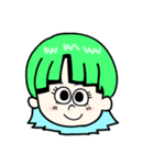 グリーン娘（個別スタンプ：14）