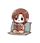 もっと本を読む必要があります！（個別スタンプ：21）
