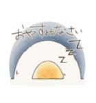 ゆきのゆきだるま 敬語であいさつ（個別スタンプ：6）