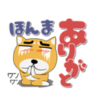 毎日、柴犬くん デカ文字（再販）（個別スタンプ：10）