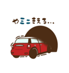 ミニミニくるま■だじゃれ＊赤 ■（個別スタンプ：12）