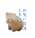 敬語を使うエゾクロテン（個別スタンプ：35）