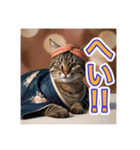 江戸っ子言葉を使う、猫ちゃん（個別スタンプ：19）