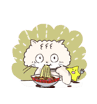 くもにゃんとぼっしーの仲良しスタンプ（個別スタンプ：2）