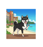 柴犬の旅（個別スタンプ：3）