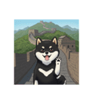 柴犬の旅（個別スタンプ：4）