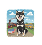 柴犬の旅（個別スタンプ：8）