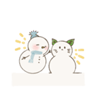 ゆきのゆきだるま リアクション（個別スタンプ：2）